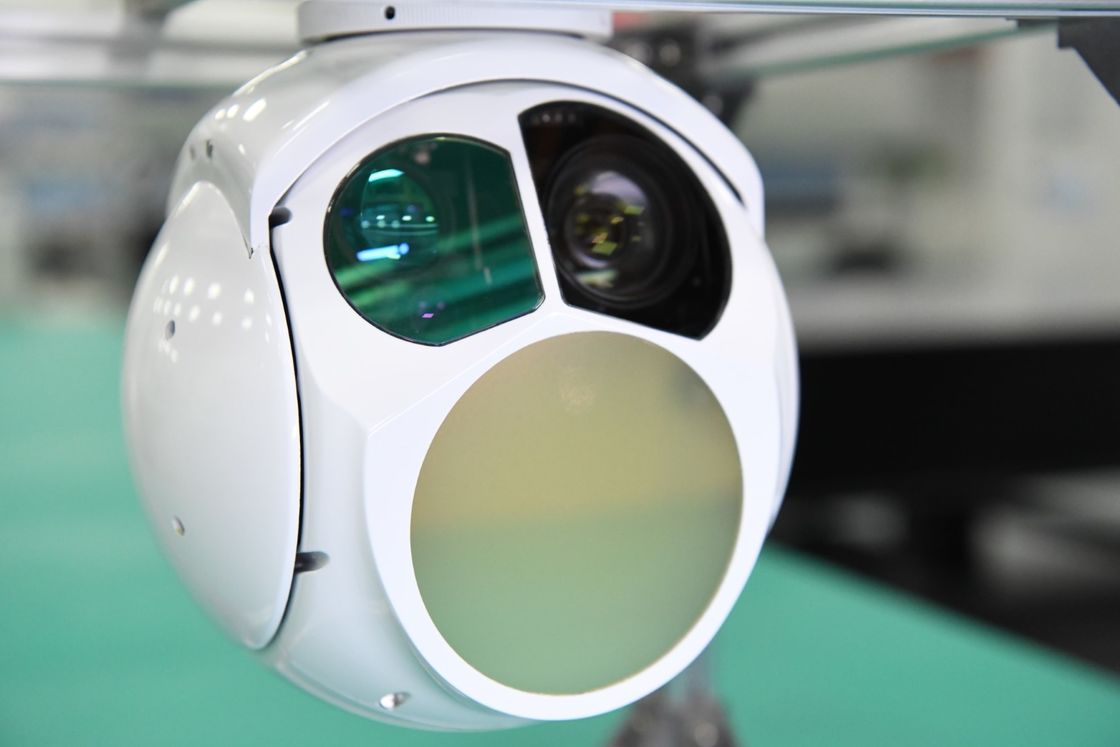 ব্যাস 170mm EO IR UAV জুম ক্যামেরা এয়ারবোর্ন ইলেক্ট্রো অপটিক্যাল পড LRF সহ